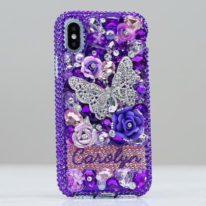 Purple Butterfly Design Personalize..