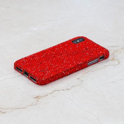 Bling Genuine Bright Red Crystals C..
