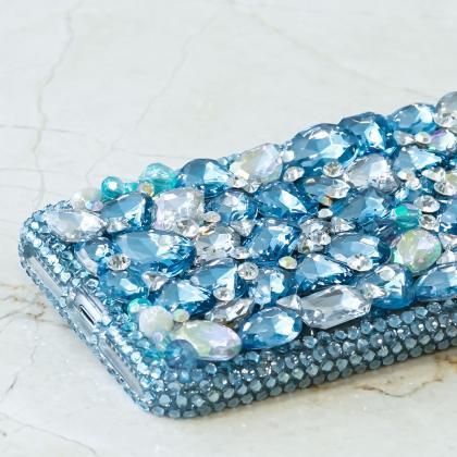 Baby Blue Stones Clear Diamonds Gen..