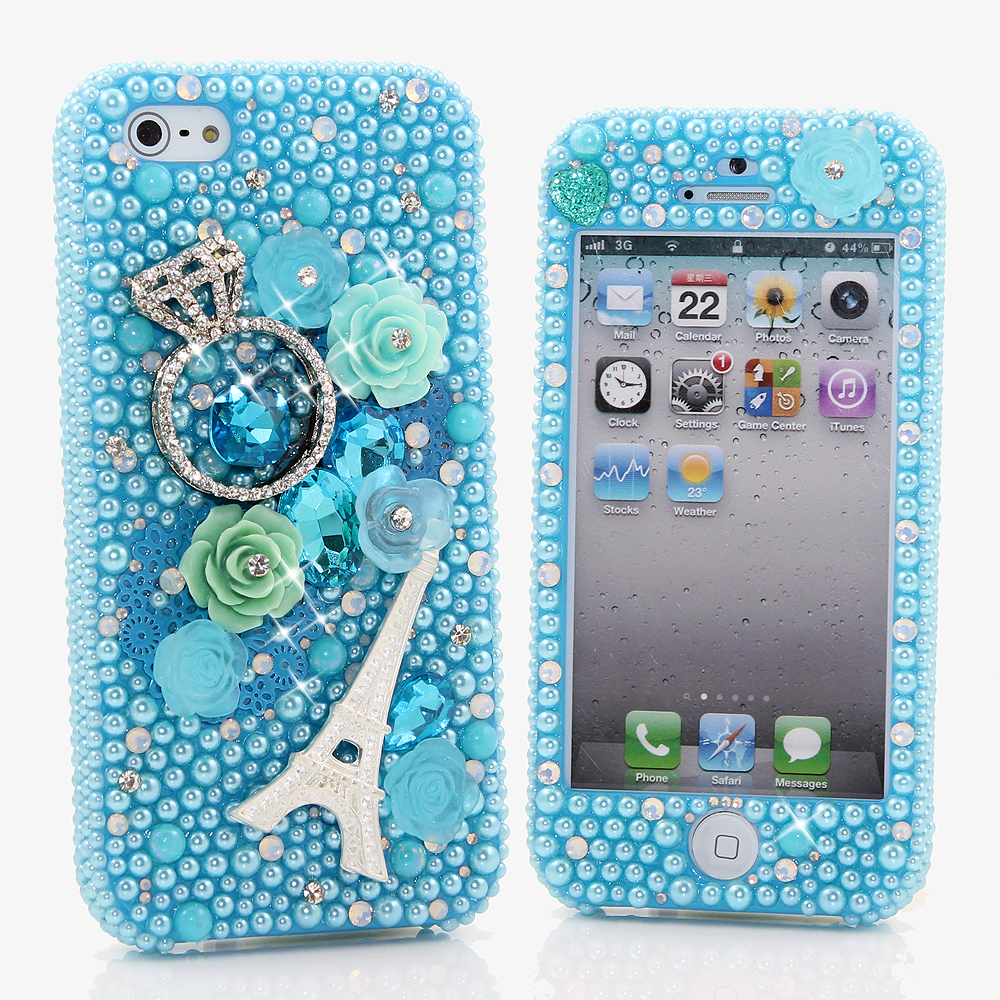 Bling Crystals Phone Case For Iphone 6, Iphone 6 Plus, Iphone 4, 5, 5s, 5c, Samsung Note 2, Note 3, Note 4, Galaxy S3, S4, S5, S6, S6 Edge, Htc